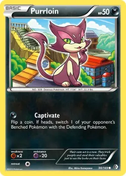 Purrloin #90/149 · Pokémon
