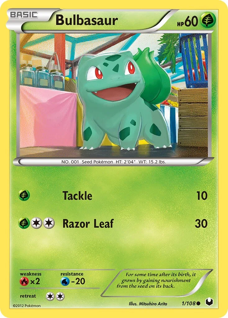 Bulbasaur 「DEX 1/108」「EN」