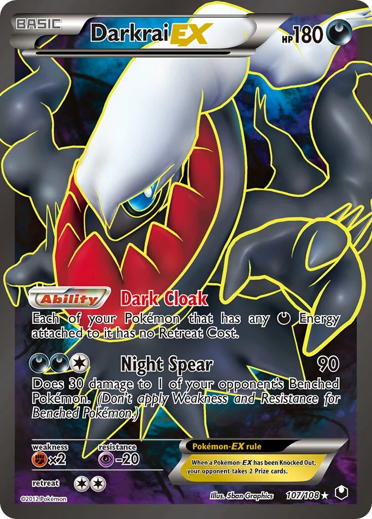 Darkrai-EX 「DEX 107/108」「EN」