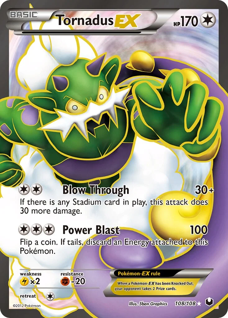 Tornadus-EX 「DEX 108/108」「EN」