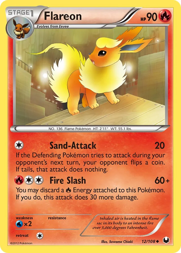 Flareon 「DEX 12/108」「EN」