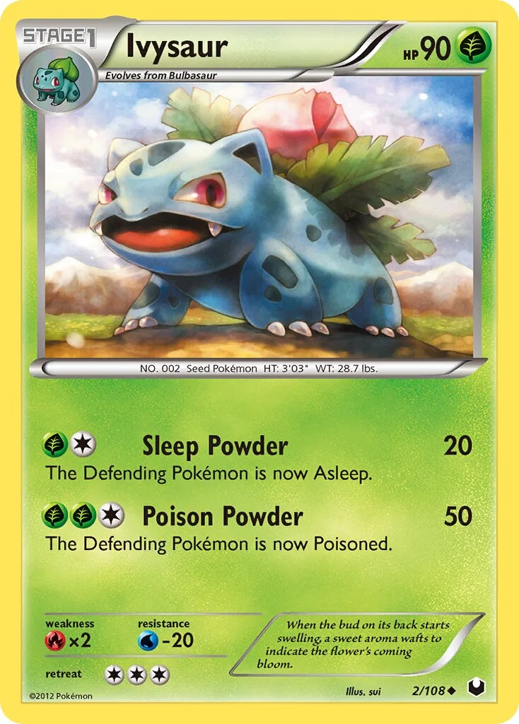Ivysaur 「DEX 2/108」「EN」