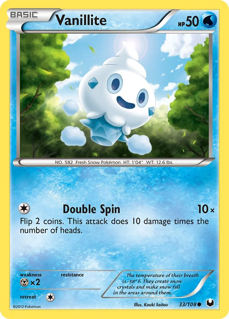 Vanillite 「DEX 33/108」「EN」