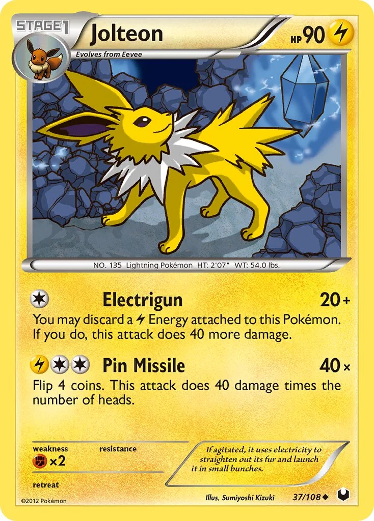 Jolteon 「DEX 37/108」「EN」