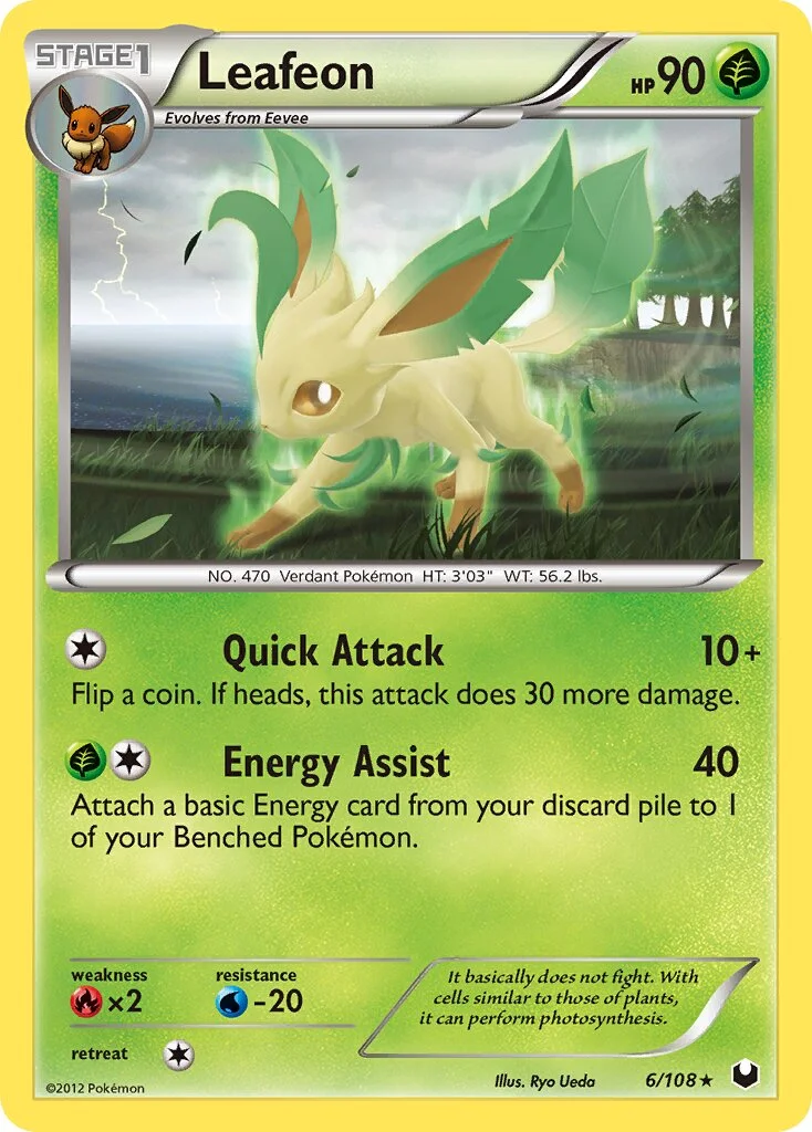 Leafeon 「DEX 6/108」「EN」