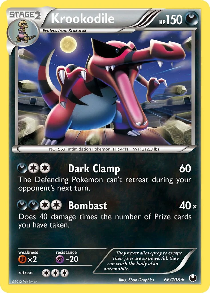 Krookodile 「DEX 66/108」「EN」