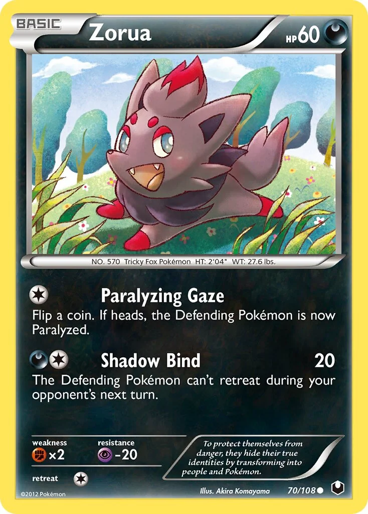 Zorua 「DEX 70/108」「EN」