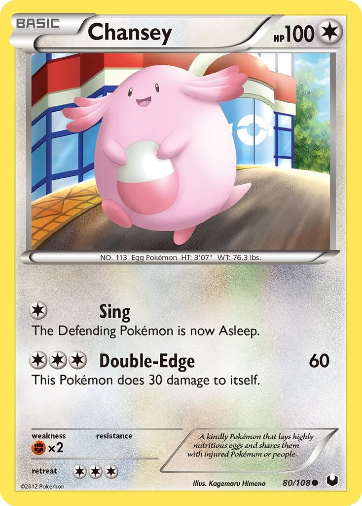 Chansey 「DEX 80/108」「EN」