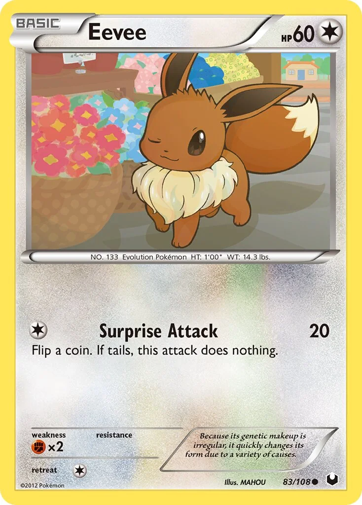 Eevee 「DEX 83/108」「EN」