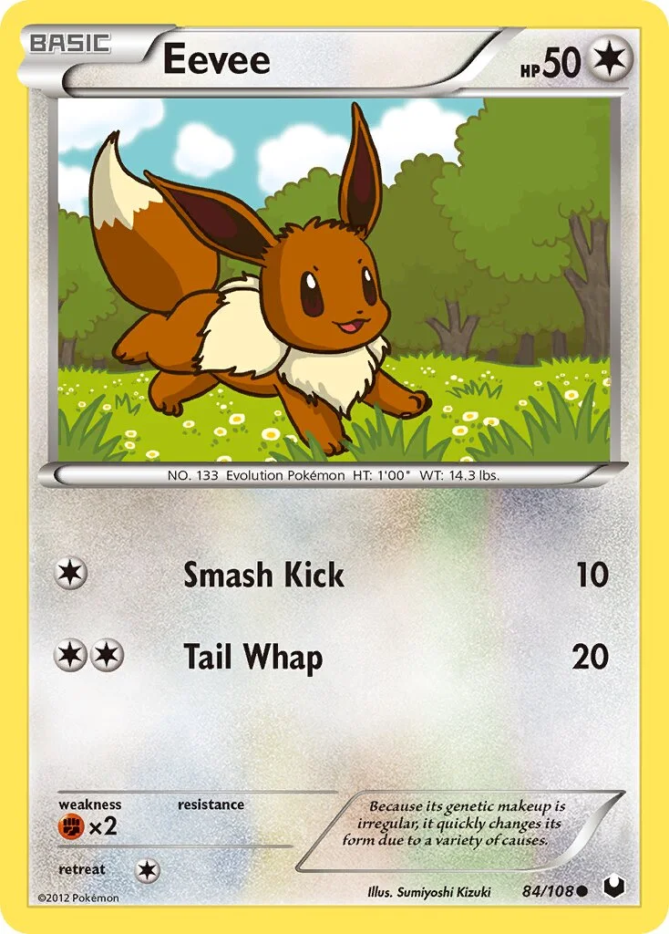 Eevee 「DEX 84/108」「EN」