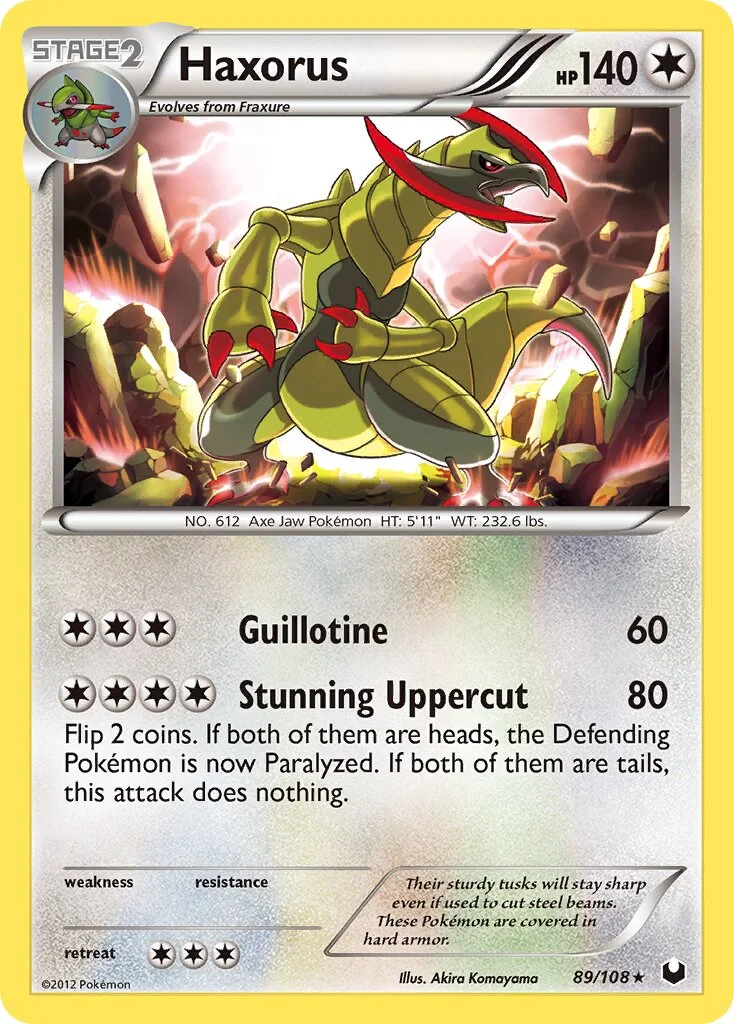Haxorus 「DEX 89/108」「EN」