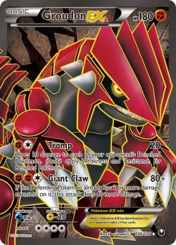 Groudon-EX 「DEX 106/108」「EN」
