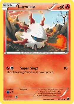 Larvesta #21/108 · Pokémon