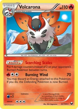 Volcarona #22/108 · Pokémon