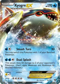 Kyogre-EX #26/108 · Pokémon