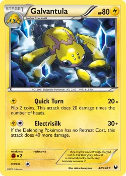 Galvantula #43/108 · Pokémon