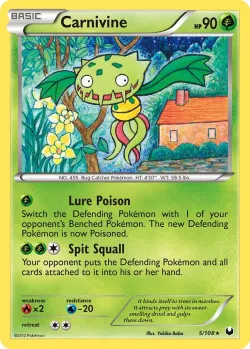 Carnivine #5/108 · Pokémon