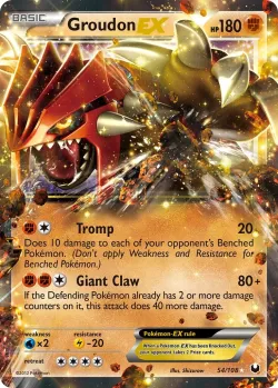 Groudon-EX #54/108 · Pokémon