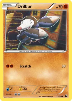 Drilbur #55/108 · Pokémon