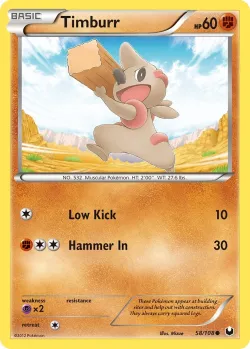 Timburr #58/108 · Pokémon