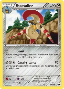 Escavalier #74/108 · Pokémon