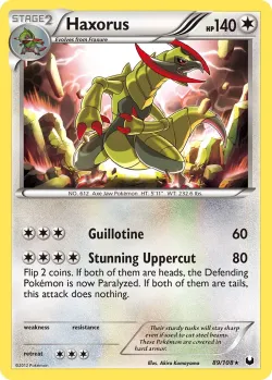 Haxorus 「DEX 89/108」「EN」