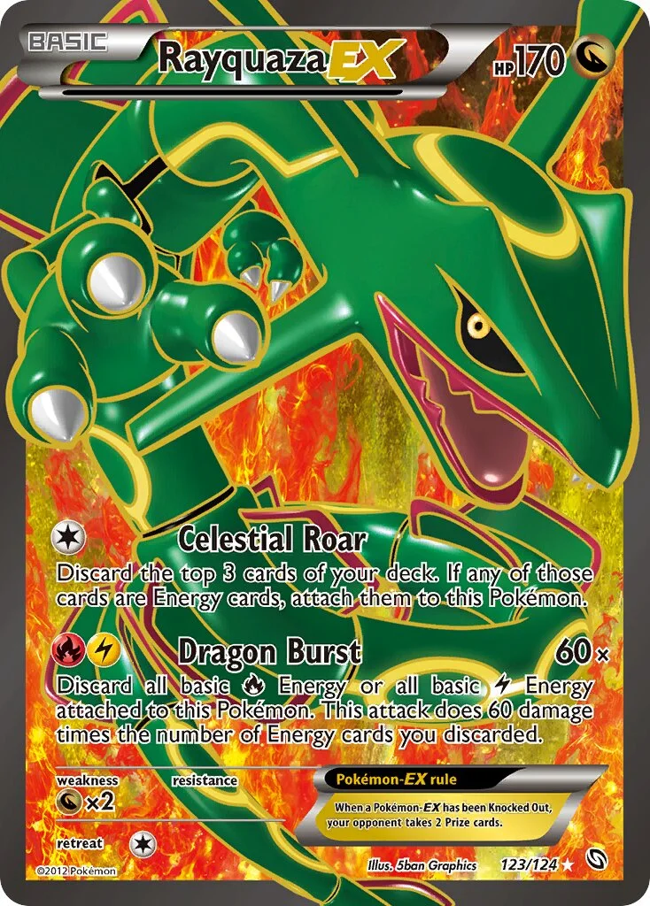 Rayquaza-EX 「DRX 123/124」「EN」