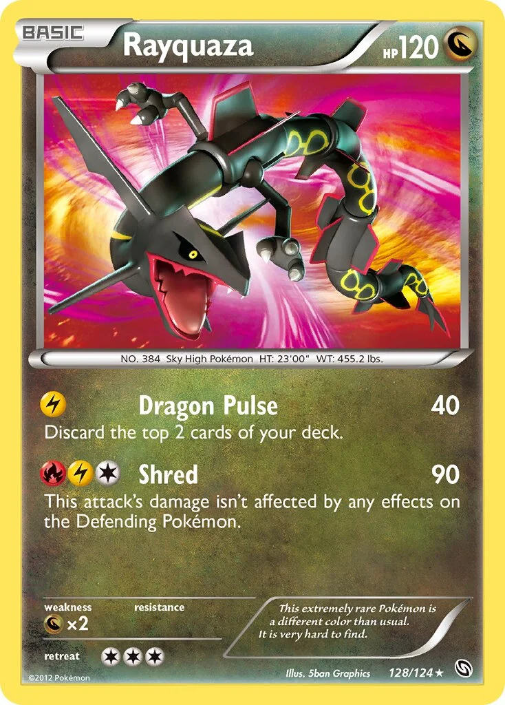 Rayquaza 「DRX 128/124」「EN」