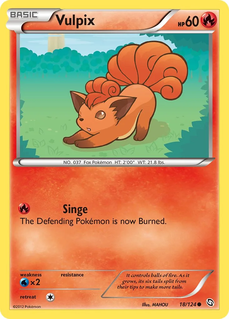 Vulpix 「DRX 18/124」「EN」