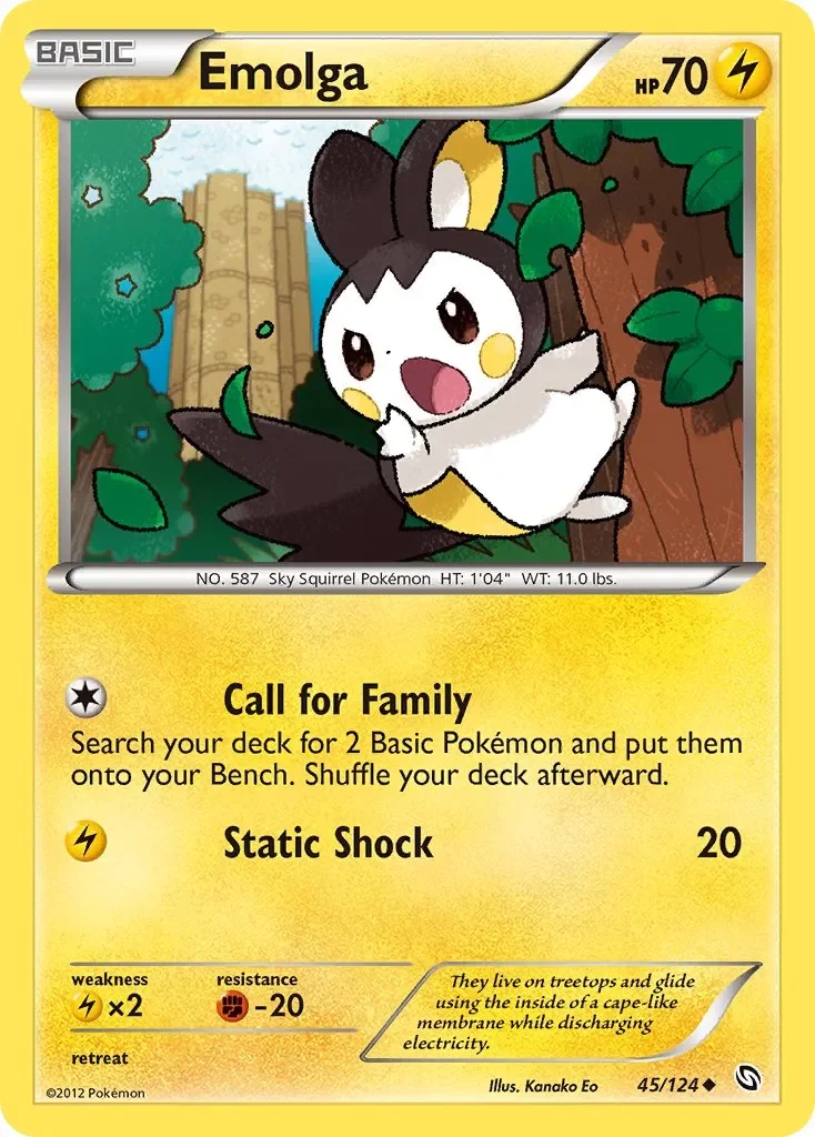Emolga 「DRX 45/124」「EN」