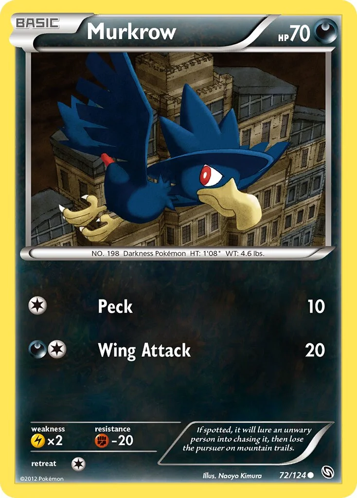 Murkrow 「DRX 72/124」「EN」