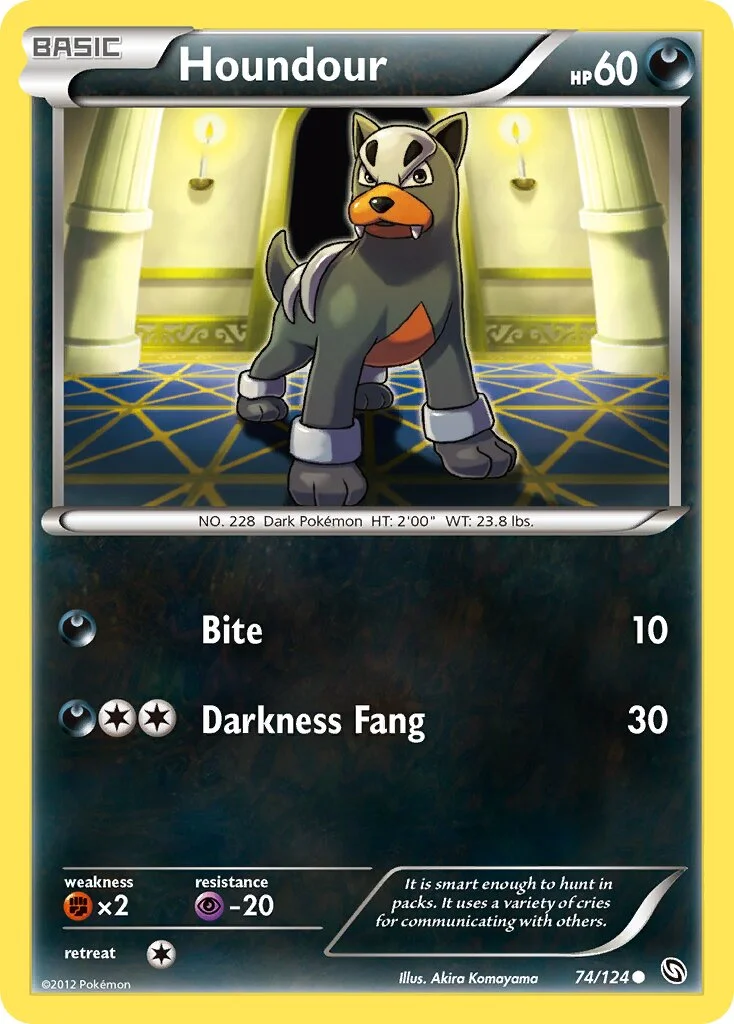 Houndour 「DRX 74/124」「EN」