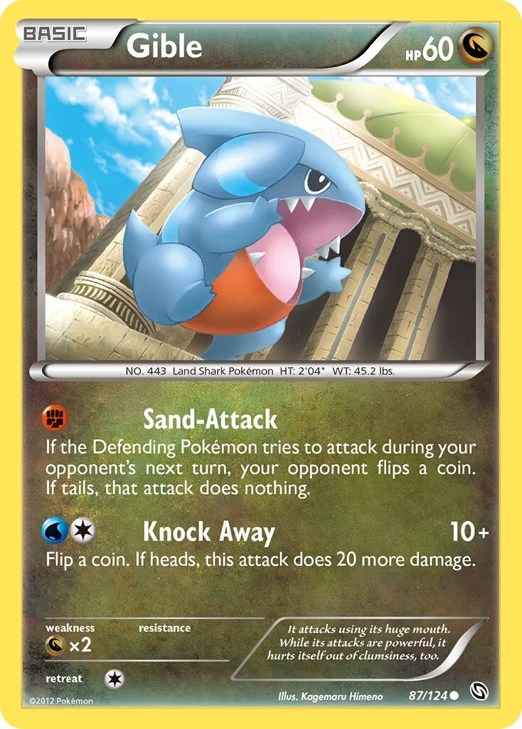 Gible 「DRX 87/124」「EN」