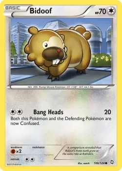 Bidoof 「DRX 106/124」「EN」