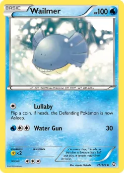 Wailmer #25/124 · Pokémon