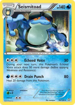 Seismitoad #36/124 · Pokémon