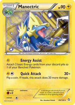 Manectric #44/124 · Pokémon