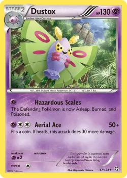 Dustox #47/124 · Pokémon