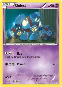 Golett #58/124 · Pokémon