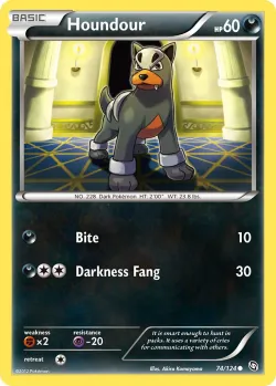 Houndour #74/124 · Pokémon