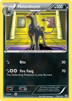 Houndoom #75/124 · Pokémon