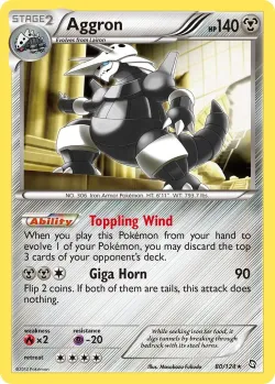 Aggron #80/124 · Pokémon