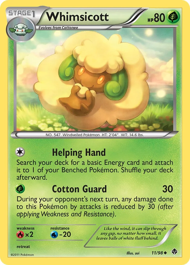 Whimsicott 「EPO 11/98」「EN」