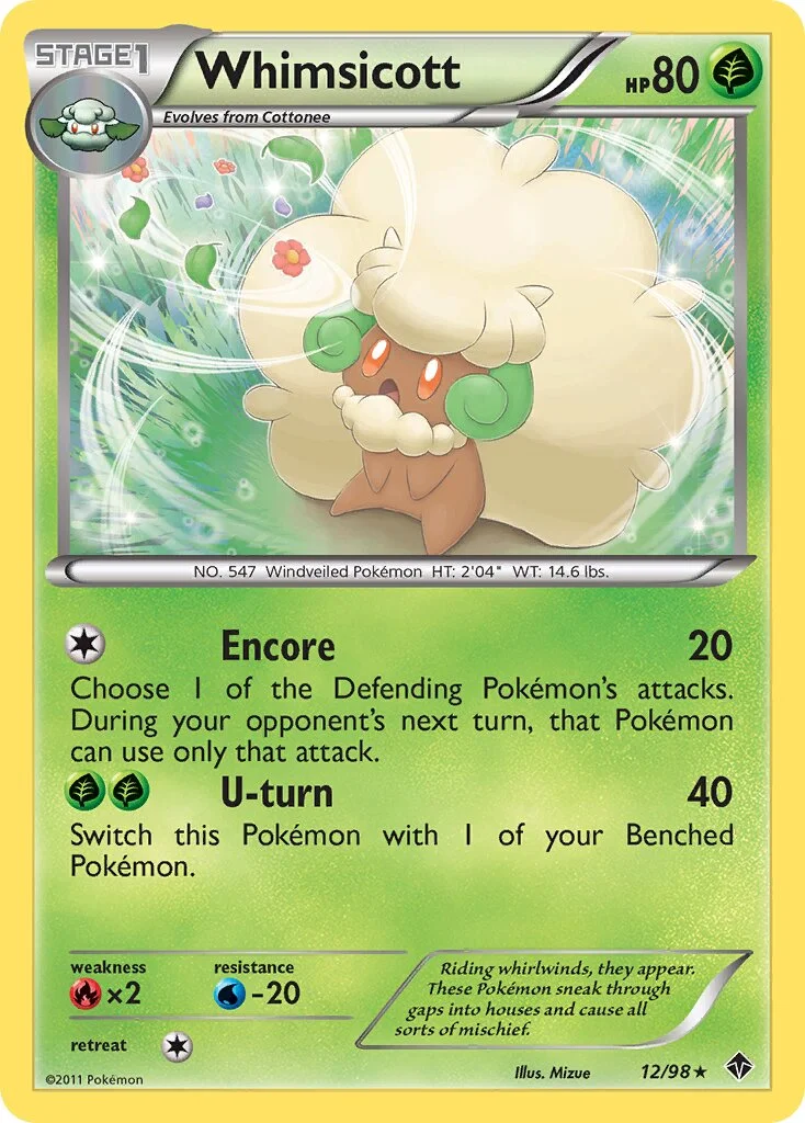 Whimsicott 「EPO 12/98」「EN」