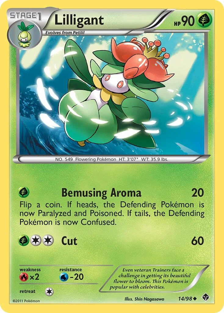 Lilligant 「EPO 14/98」「EN」
