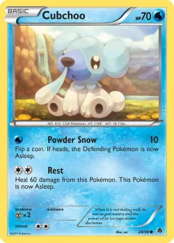 Cubchoo #28/98 · Pokémon