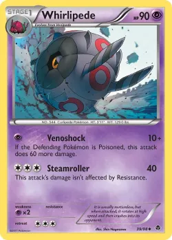Whirlipede #39/98 · Pokémon
