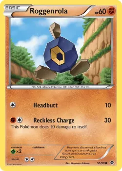 Roggenrola #50/98 · Pokémon