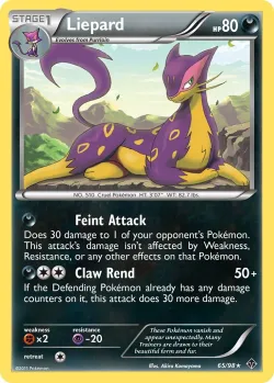 Liepard #65/98 · Pokémon