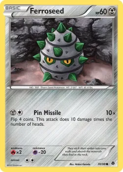 Ferroseed #70/98 · Pokémon